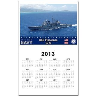 USS Vincennes CG 49 Calendar Print for $10.00