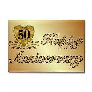 50 Wedding Anniversary Magnet  Buy 50 Wedding Anniversary Fridge