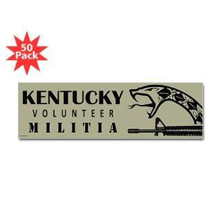 Kentucky Militia Sticker (Rectangle 50 pk)