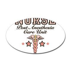 PACU Nurse Caduceus Rectangle Sticker by chrissyhstudios