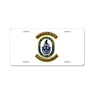 US   NAVY   USS Black Hawk (MHC 58) Aluminum Licen for $19.50