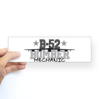 52 Aviation Mechanic Bumper Bumper Sticker by gebe_b52mechani