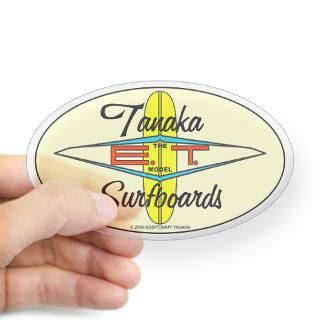 New 60s Tanaka Surfboards Oval Decal for $4.25