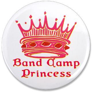Band Camp Princess 3.5 Button  BandNerd Band Camp Princess