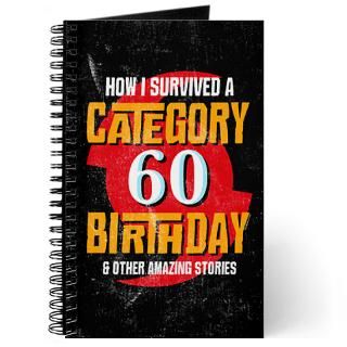 Category 60 Birthday Journal for $12.50