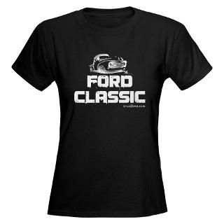  56 Ford Classic Truck Womens Dark T Shirt