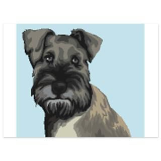 Schnauzer 5.5 x 7.5 Flat Cards