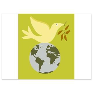 world peace 5.5 x 7.5 Flat Cards