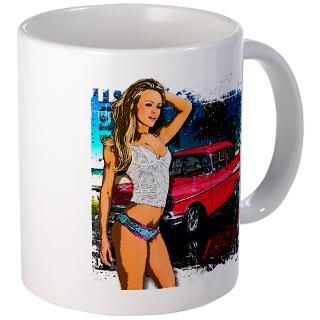 57 Chevy Girl Coffee Mug