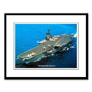 Framed Print  USS RANGER (CVA 61) STORE  USS RANGER (CVA 61) STORE
