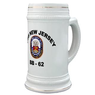 USS New Jersey BB 62 Stein