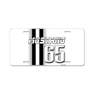 Mustang 65 Aluminum License Plate for $19.50