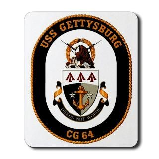 USS Gettysburg CG 64 Crest  USA NAVY PRIDE