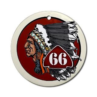 Chief Home Decor  Route 66 Native American Chief Profile Pendant