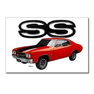 1970 Chevelle SS Red & Black Postcards (Package of for $9.50
