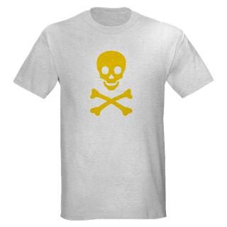 yellow skull x bones light t shirt $ 17 66