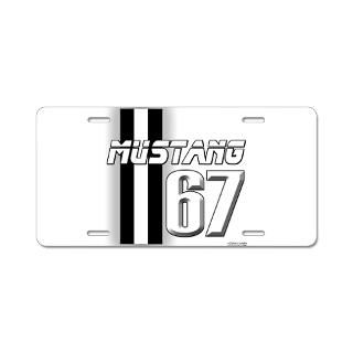 Mustang 67 Aluminum License Plate for $19.50