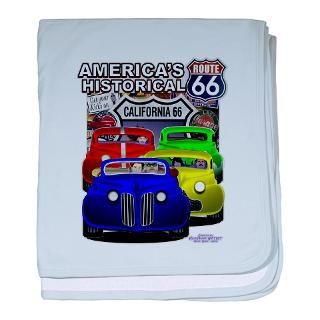 Fun Gifts  Fun Baby Blankets  CRUISIN ROUTE 66 baby blanket