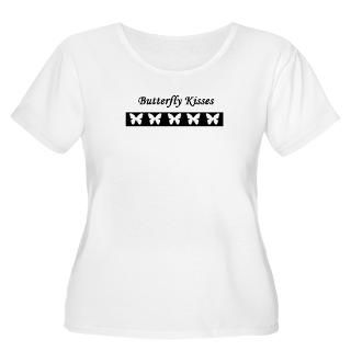 Butterfly Kisses Womens Plus Size T Shirt Plus Size T Shirt by