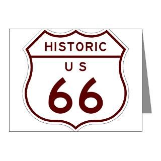 Historic U S 66 Note Cards (Pk of 20)