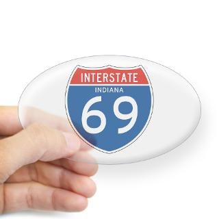 Interstate 69   IN Oval Decal for $4.25