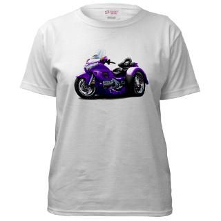 goldwing purple trike women s t shirt $ 20 69