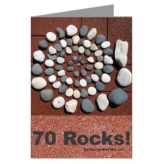 70 Gifts  70 Greeting Cards  70 Rocks Greeting Card