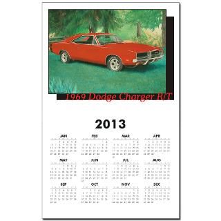 69 Red Charger Painting Calendar Print for