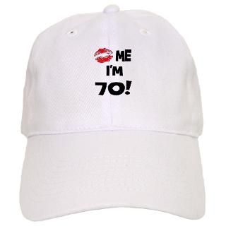 70 Years Old Gifts  70 Years Old Hats & Caps  Kiss Me Im 70