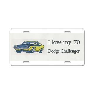Gifts  1970 Car Accessories  70 Challenger Aluminum License Plate