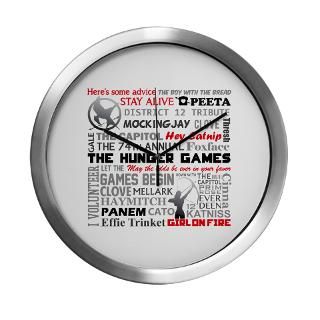 74Th Annual Hunger Games Clock  Buy 74Th Annual Hunger Games Clocks