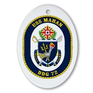 USS Mahan DDG 72 Oval Ornament for $12.50