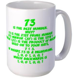 73 is the best number Mug by chicgeekgear