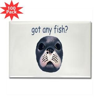 Baby Seal Rectangle Magnet (100 pack)