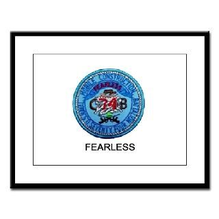 Large Framed Print Fearless NMCB 74