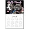 Bully Pitbull 2013 Wall Calendar by sharpeipuppydog