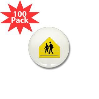 school crossing sign mini button 100 pack $ 77 99