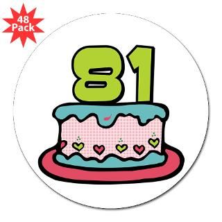 Happy 81St Birthday Stickers  Happy 81St Birthday Bumper Stickers