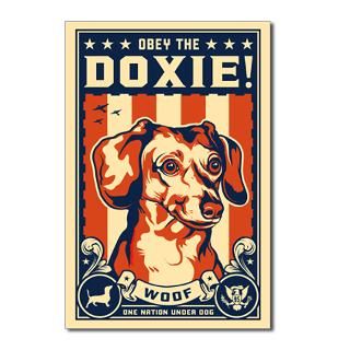 Obey the Doxie Postcards USA (Pack of 8) for $9.50