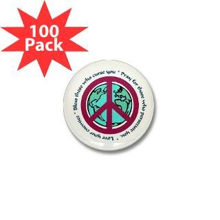 christian peace sign mini button 100 pack $ 82 99