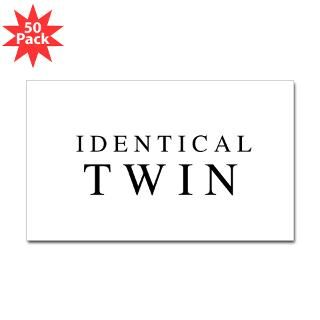 identical twin rectangle sticker 50 pk $ 83 99