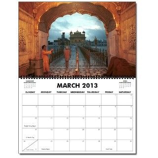 Large Golden Temple 2013 Wall Calendar by sikhphotos