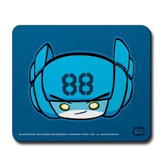 Blue Robot 88 on Blue Mousepad for $13.00