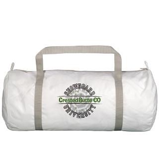 Boarder Gifts  Boarder Bags  Snowboard Crested Butte CO Gym Bag