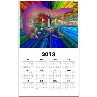 93 Colors Guitar Calendar Print for $10.00