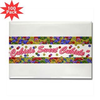 Cubicle Sweet Cubicle Rectangle Magnet (100 pack)