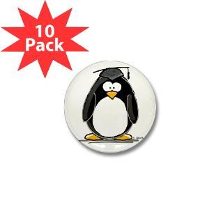 Graduation penguin 3.5 Button (100 pack)