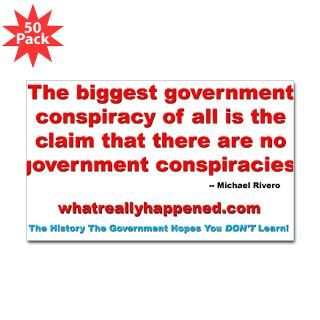 the biggest conspiracy rectangle sticker 50 pk $ 93 09
