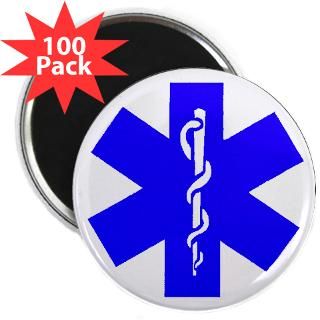 Ems Star Of Life Kitchen and Entertaining  2.25 Magnet (100 pack