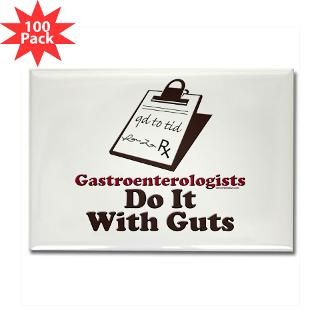 Funny Gastroenterology Rectangle Magnet (100 pack)